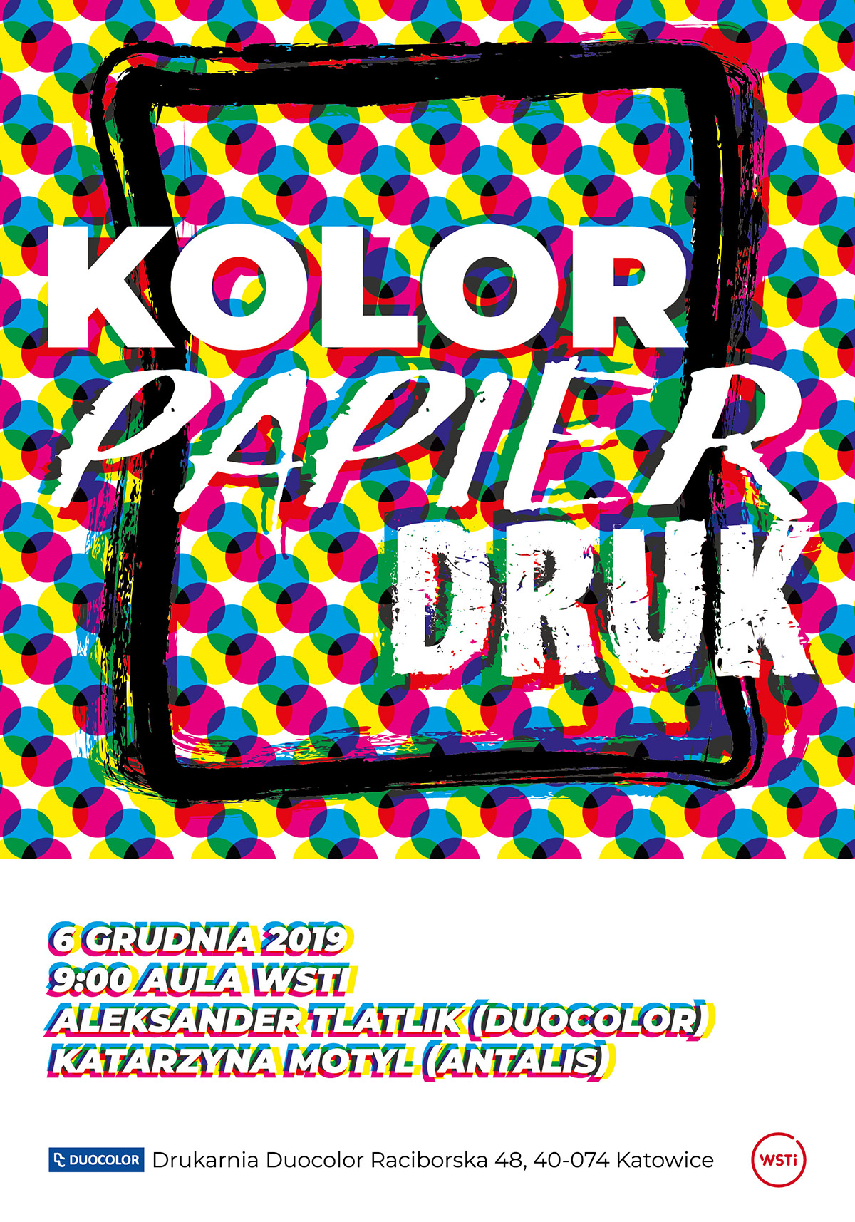 kolor papier druk plakat web